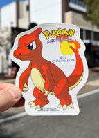 Vintage 1999 Nintendo Pokémon Original x13 Big Vinyl Sticker Lot