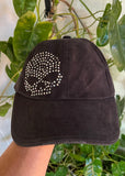 Vintage Y2K Harley Davidson Diamond Skull Hat