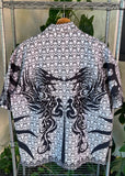 Vintage Y2K Tough Guy Tribal Button Up Shirt