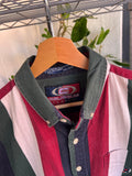 Vintage 90s Coliseum Striped Button Up Shirt