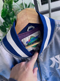 Vintage 90s Rare Campri TeamLine New York Yankees Satin MLB Jacket