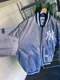 Vintage 90s Rare Campri TeamLine New York Yankees Satin MLB Jacket