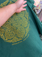 Vintage 90s Interlacing Knotwork The Thread of Life T-shirt