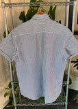 Vintage Tommy Hilfiger Striped Short Sleeve Button Up Shirt