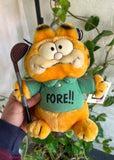 Vintage 1981 Garfield Golfer ‘Fore!!’ Dakin Plush Toy