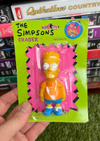 Vintage 1990 The Simpsons Lot of 3 Sealed Erasers