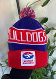 Vintage 90s Western Bulldogs AFL Beanie