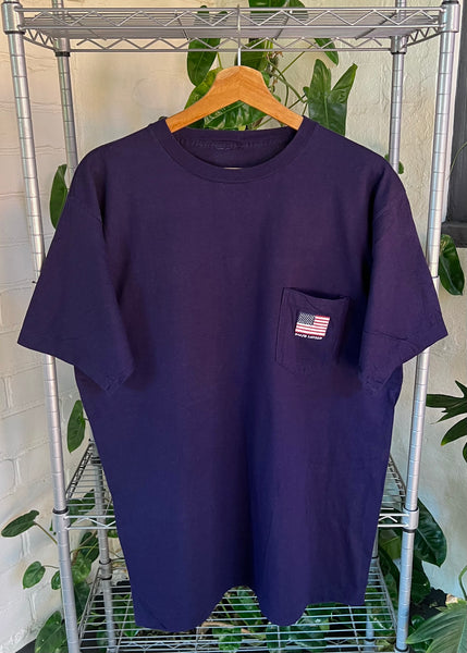 Vintage 90s Polo Ralph Lauren Flag Pocket T-shirt