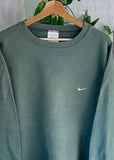 Vintage Y2K Nike Mini Swoosh Embroidered Jumper