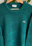 Vintage 80s Chemise Lacoste Knit Sweater