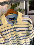 Vintage Tommy Hilfiger Crested Striped Polo