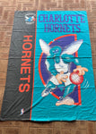 Vintage 90s NBA Charlotte Hornets Doona Cover