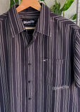 Vintage Y2K Morning Star Striped Button Up Shirt