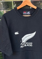 Vintage Rare 90s Canterbury x New Zealand All Blacks Rugby Rare T-shirt