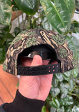 Vintage 90s Groth Real Tree Camo Rope Hat