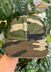 Vintage 90s Duck Bay Camo Trucker Hat
