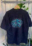 Vintage 90s Monkey Mia Australia Tourism Mock Neck T-shirt