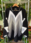 Vintage 90s Carlo Colucci Wool 1/3 Button Sweater