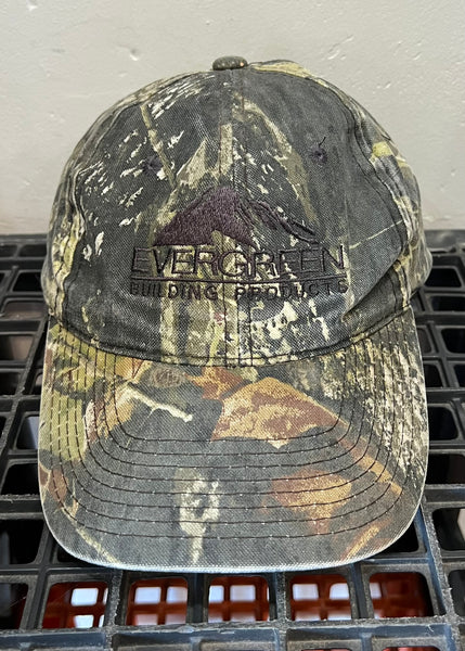 Vintage Evergreen Building Products Mossy Oak Hat