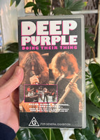 Vintage 1991 Deep Purple ‘Doing Their Thing’ Rare Band VHS Tape