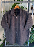Vintage Y2K Urban Equipment Striped Button Up Shirt