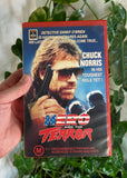 Vintage 1988 Hero and the Terror Chuck Norris VHS Video Tape