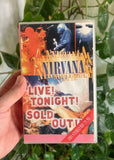 Vintage 90s Nirvana Live Tonight Sold Out!! VHS Video Tape