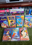Vintage 15x Disney Animated Movies VHS Tapes Lot