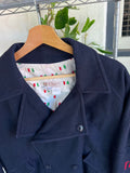 Vintage 1980’s Gucci Double Breasted Italian Wool Blouson Jacket