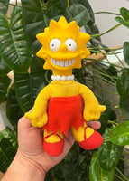 Vintage 1990 The Simpsons ‘Lisa Simpson’ Plastic Head Plush Toy