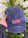 Vintage 90s Polo Ralph USA Lauren Big Flag Hat