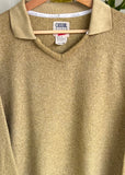 Vintage 90s Casual Works Collar Jumper