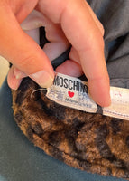 Vintage 90s Moschino Furry Bucket Hat