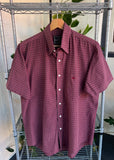 Vintage Savile Row Plaid Button Up Shirt