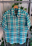 Vintage 90s Pacifica Plaid Button Up Shirt