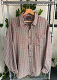 Vintage 90s Mark Elliot Plaid Button Up Shirt
