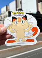 Vintage 1999 Nintendo Pokémon Original x13 Big Vinyl Sticker Lot