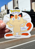 Vintage 1999 Nintendo Pokémon Original x13 Big Vinyl Sticker Lot