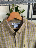 Vintage Columbia Plaid Button Up Shirt