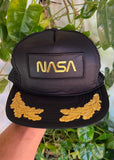 Vintage 80s NASA Rope Trucker Hat