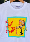 Vintage 90s Play in the Open Art T-shirt