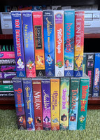 Vintage 15x Disney Animated Movies VHS Tapes Lot