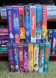 Vintage 15x Disney Animated Movies VHS Tapes Lot