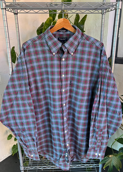 Vintage Gant Plaid Button Up Shirt