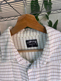 Vintage 90s Stussy Plaid Button Up Shirt