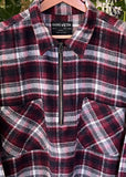 Vintage 90s Hang Ten 1/3 Zip Flano Jacket