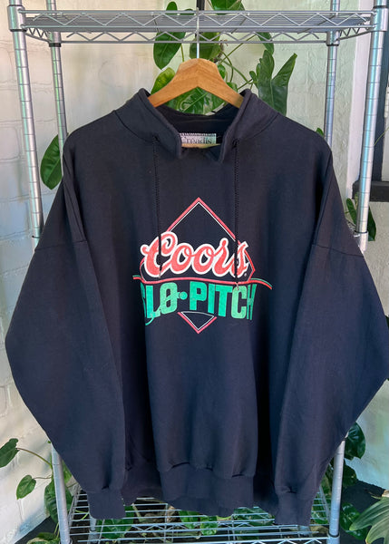 Vintage 80s Coors Slo Pitch Beer Jumper