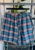 Vintage 90s Flannel Plaid Shorts