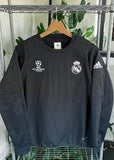 Vintage Adidas 2016 Real Madrid UEFA Champions League Training Track Top Soccer Pullover