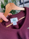 Vintage 90s Izod Lacoste Pullover Knit Jumper